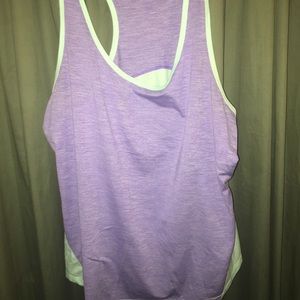 Purple and teal workout tank!